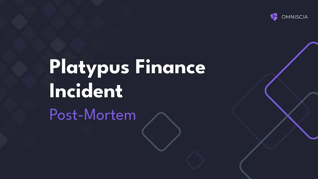Platypus Finance Incident Post-Mortem