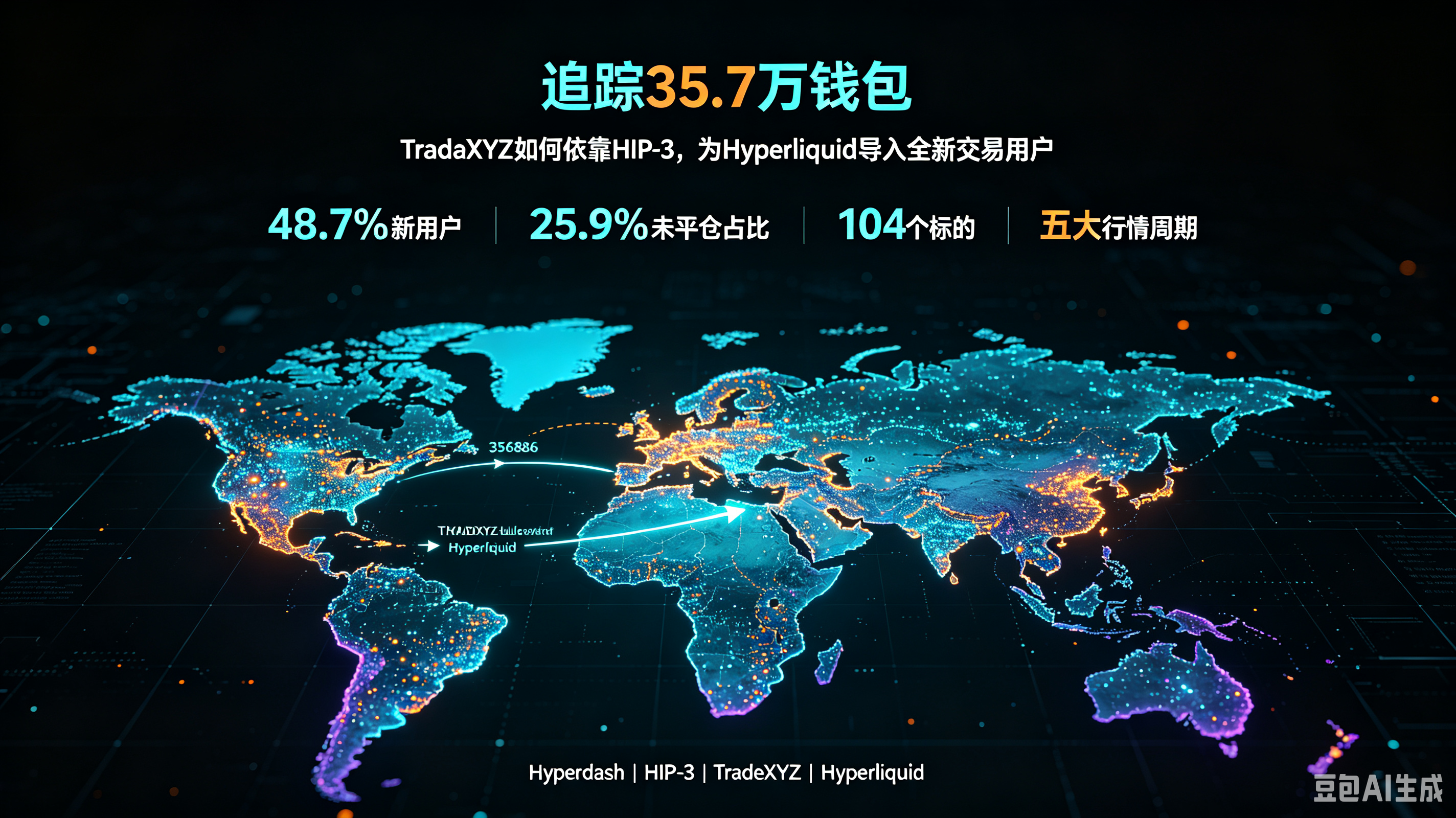 追踪35.7万钱包！TradeXYZ如何依靠HIP-3，源源不断为Hyperliquid导入全新交