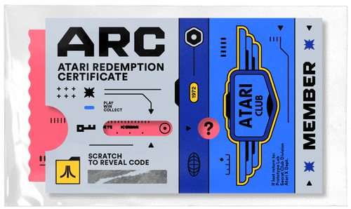 Atari Redemption Certificate