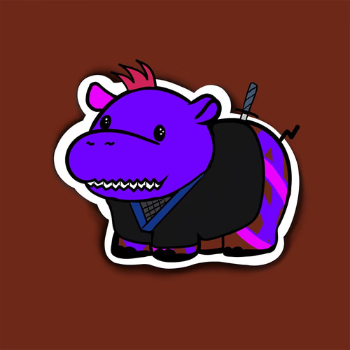 Lulino's Hippo Stickerz
