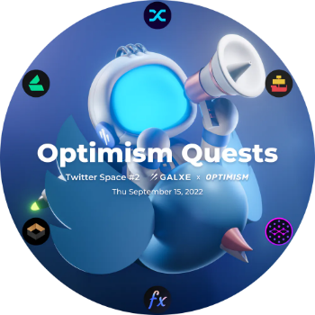 Optimism x Galxe Twitter Spaces NFTs