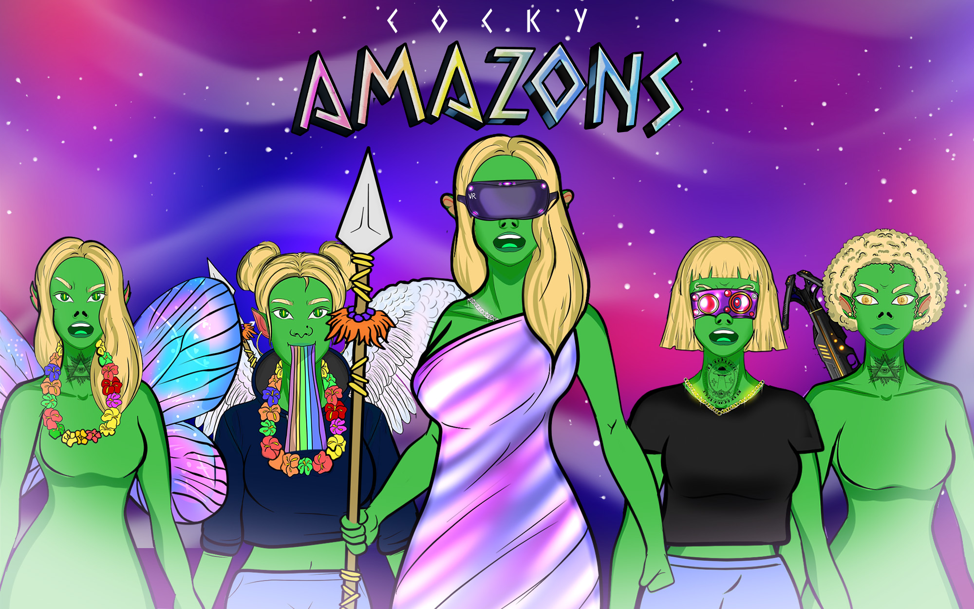 Cocky Amazons