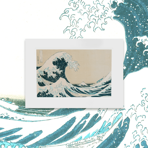 The Great Wave off Kanagawa from the series 36 Views of Mt Fuji