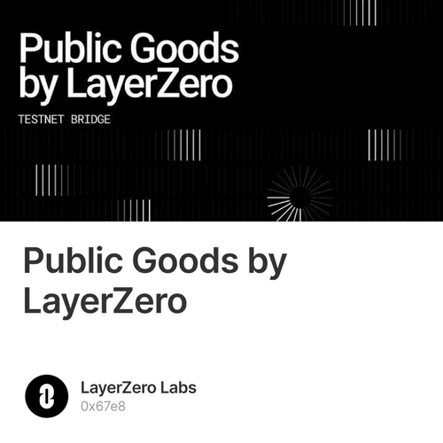 Public Goods by LayerZero