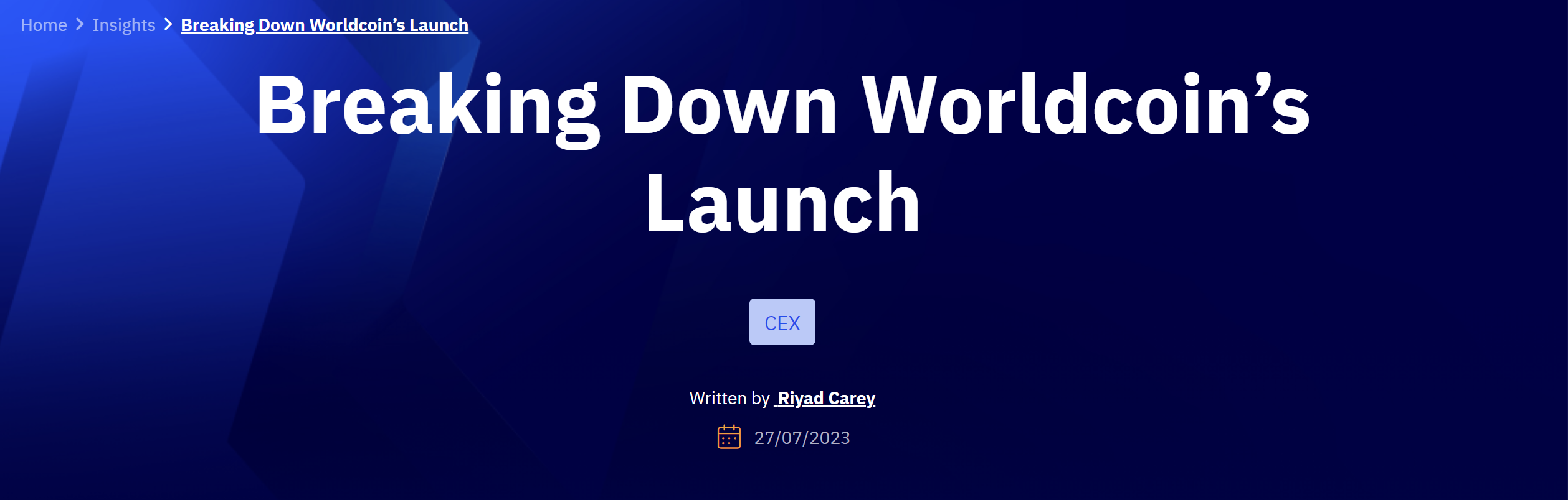 详细解读 Worldcoin 的代币经济以及交易和市场情况