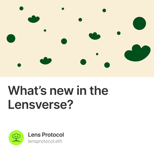 What’s new in the Lensverse?