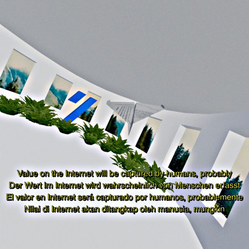 Value on the Internet will be captured by humans, probably