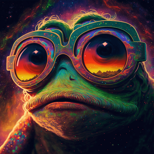 PFP Cyberpunk Pepe Frog