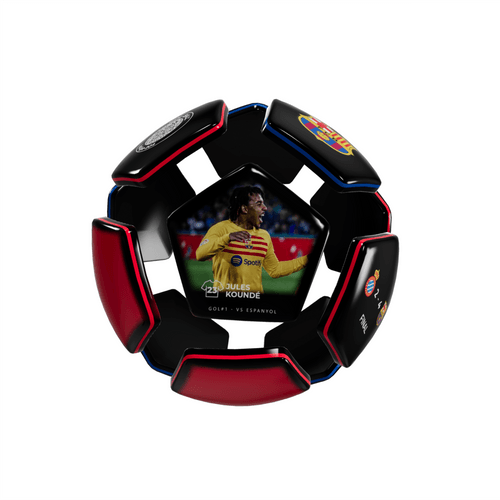 Primera Divisi\xF3n GolBall, J. Kound\xE9, Espanyol vs Barcelona, S2022/2023, Goal #1