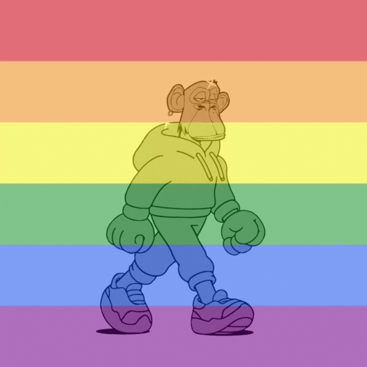 Pride Walk Apes