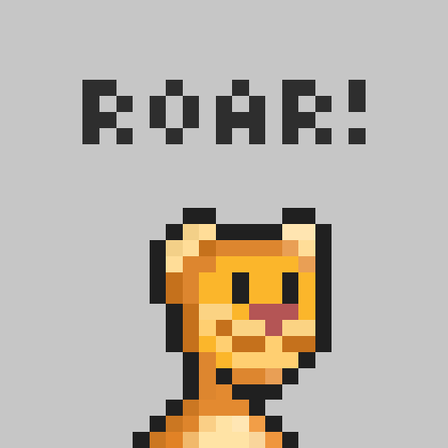 The Lion Cats Babies