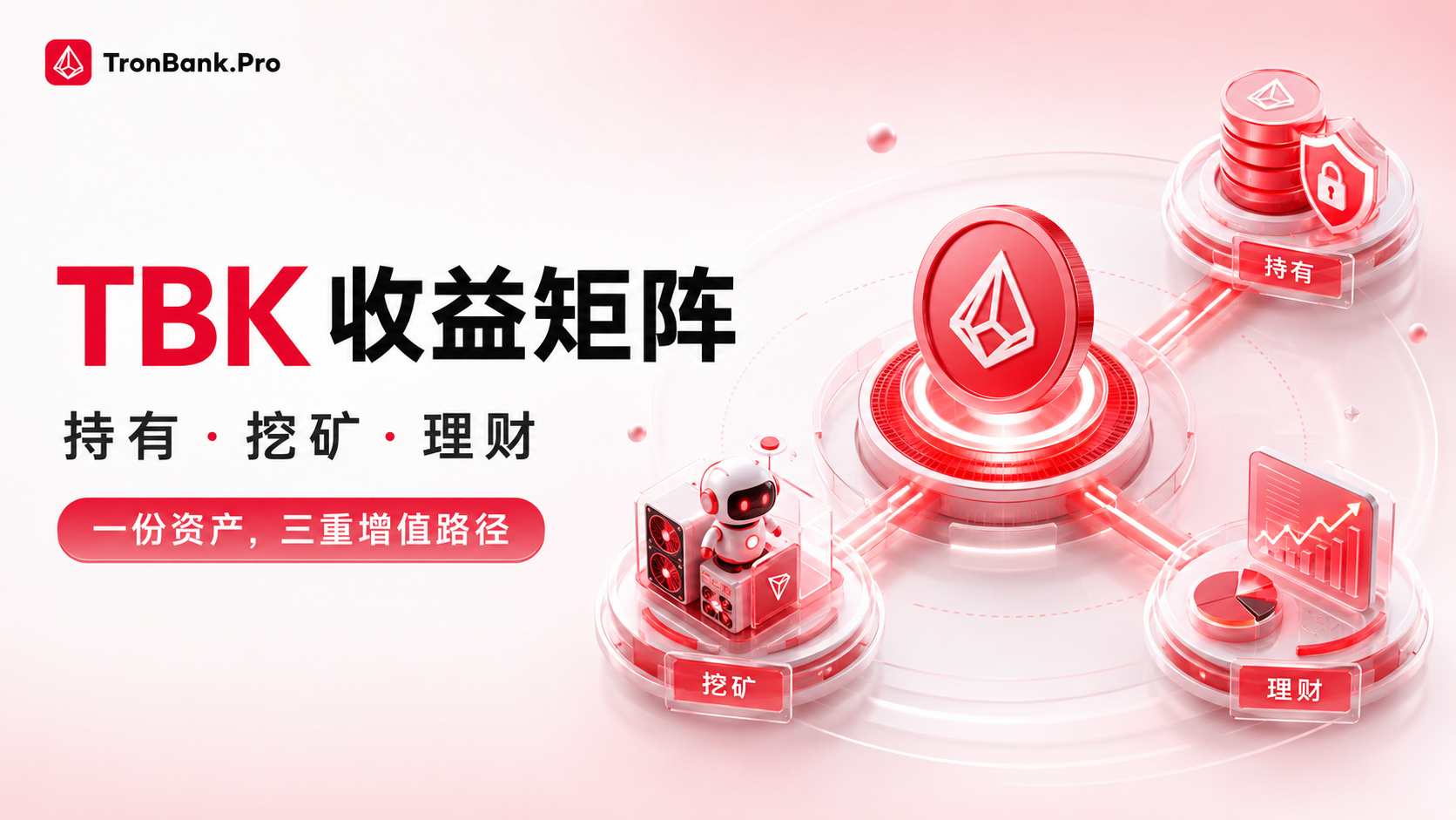 收益矩阵——持有、挖矿、理财，TBK如何让用户“一鱼多吃”？