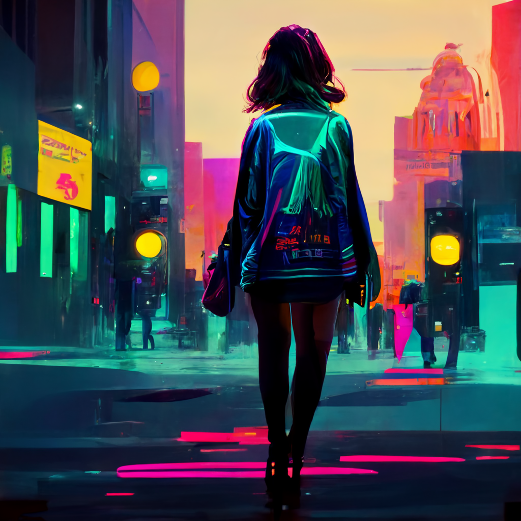 Neon Girl NFT