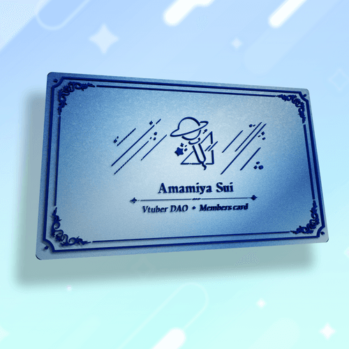 SUI AMAMIYA MEMBER'S CARD