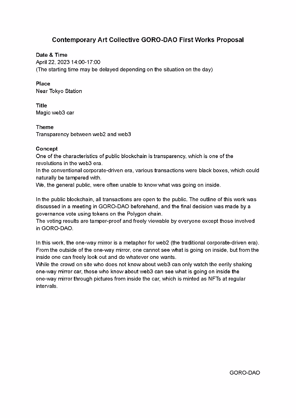 Magic web3 car project 9473ad